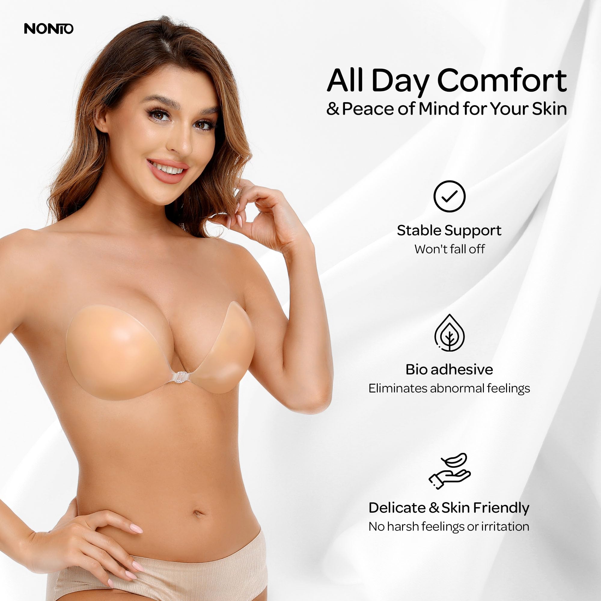 Adhesive Bra Strapless Sticky  - Strapless Bra Adhesive 评论和价格