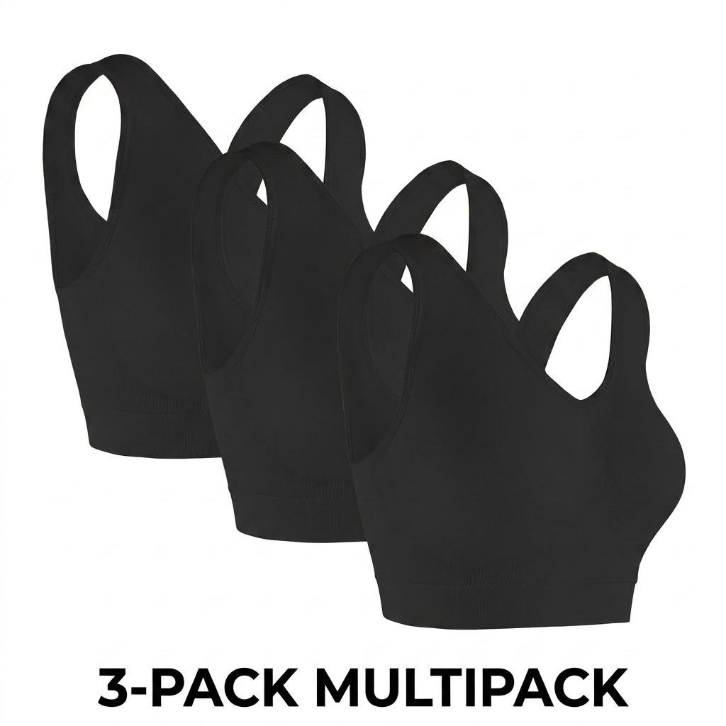 3 Pack Plus Size Women Seamles - Sleep Bra Bralette 评论和价格